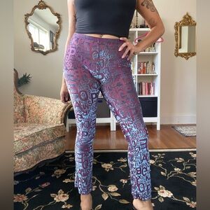 FBC Purple Wordy Mesh Pants